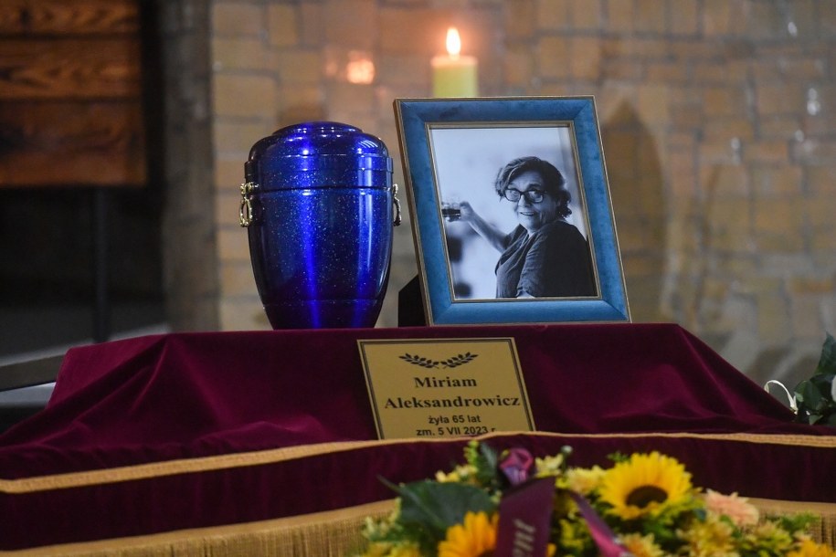 Ostatnie pożegnanie Miriam Aleksandrowicz /Piotr Nowak /PAP