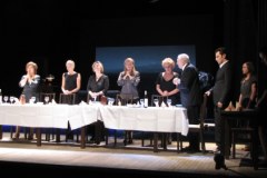 Ostatnie próby przed premierą "Sierpnia" w Teatrze Studio