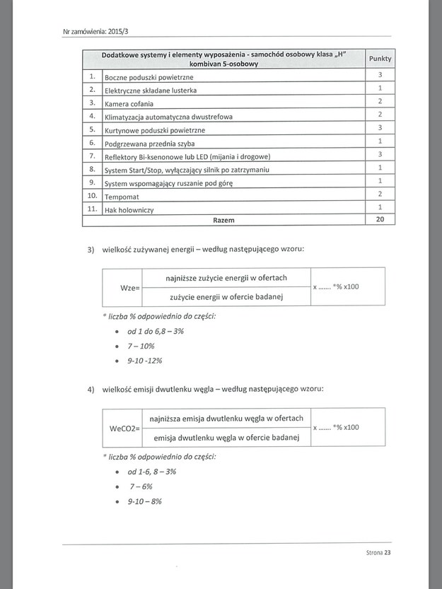 Ostatnie zakupy rządu Ewy Kopacz /Informacja prasowa