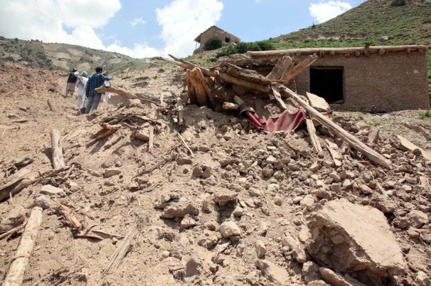 Ostatnio do duzego trzęsienia ziemi w Afganistanie doszło w czerwcu. Zginęło wówczas co najmniej 80 osób, a 20 zostało rannych /NAQEEB AHMED    /PAP/EPA