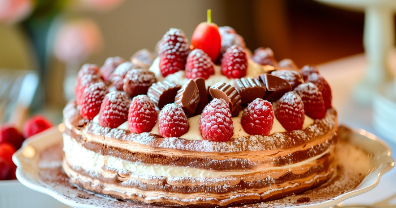 Ostatnio przygotowałam taki tort na urodziny męża /boule13 /123RF/PICSEL
