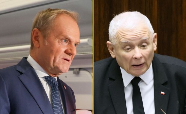 Ostra wymiana zdań dot. migrantów i marszu PiS. Tusk kontra Kaczyński