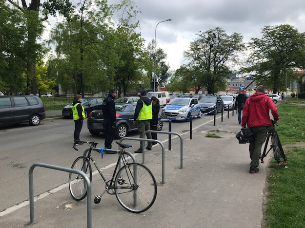 Ostrzelany przez policjantów samochód, którym uciekał Ukrainiec /Mateusz Czmiel /RMF FM