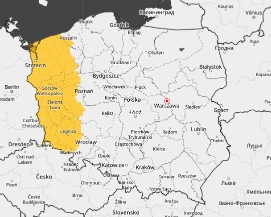 Ostrzeżenia IMGW przed upałem i burzami obowiązujące w niedzielę, 15 czerwca 2025 /IMGW /Materiały prasowe