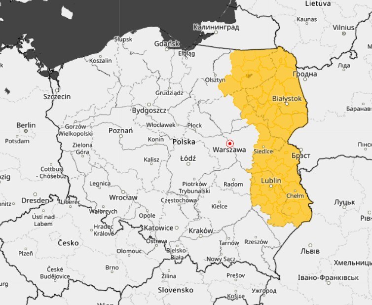 Ostrzeżenie IMGW przed silnym mrozem w niedzielę 8 lutego 2026 /IMGW /Materiały prasowe