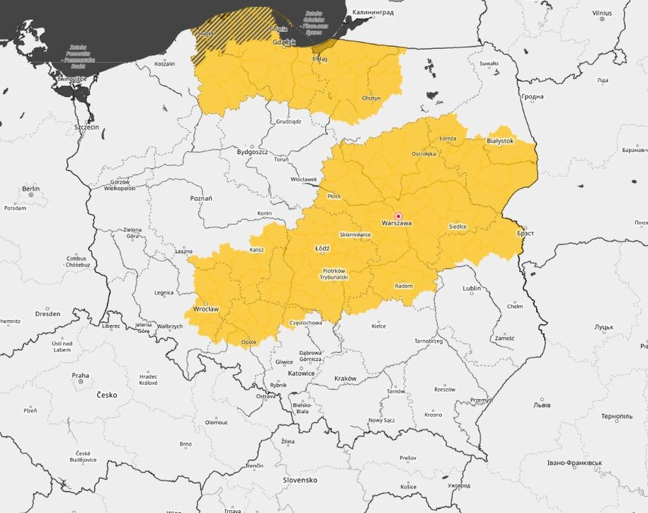 Ostrzeżenie meteorologiczne /IMGW  /