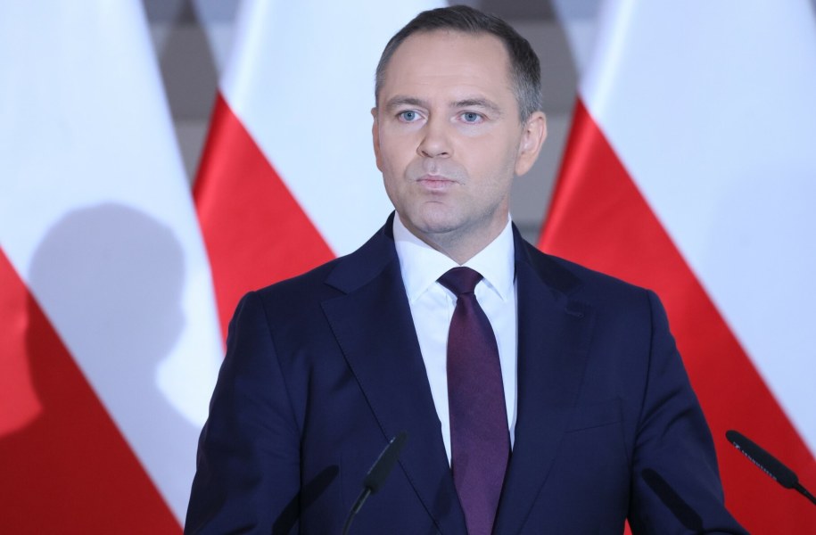 Oświadczenie kandydata PiS na prezydenta RP Karola Nawrockiego ws. tzw. afery mieszkaniowej / WOJCIECH OLKUSNIK  /East News