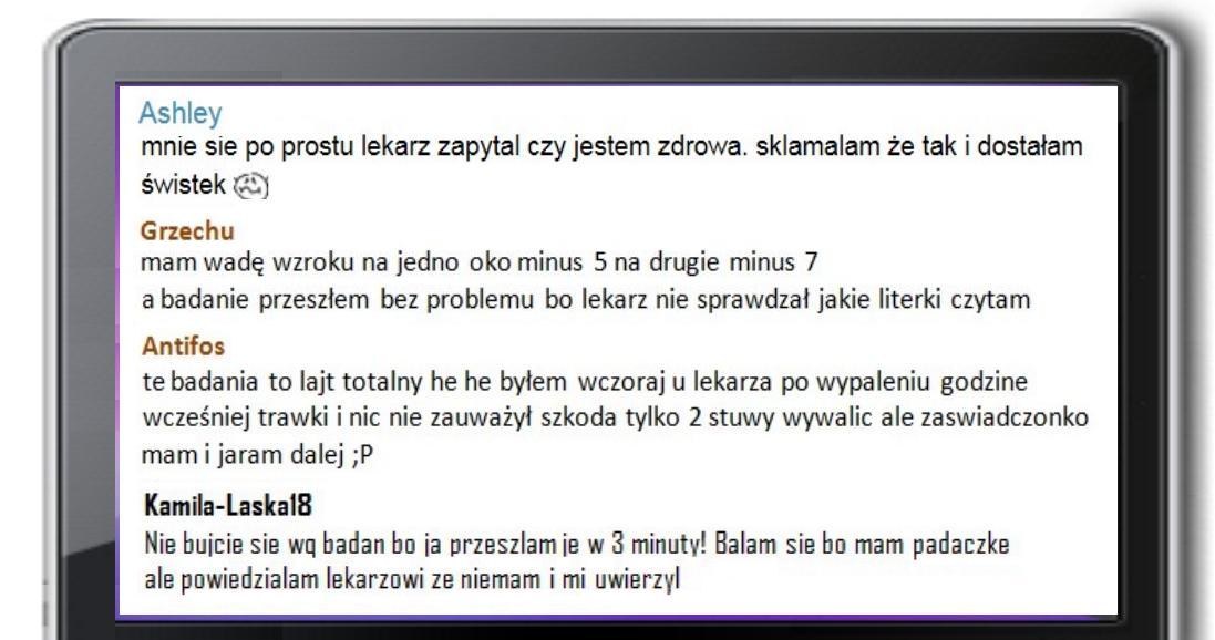 Oszukanie lekarza nie jest trudne /Informacja prasowa