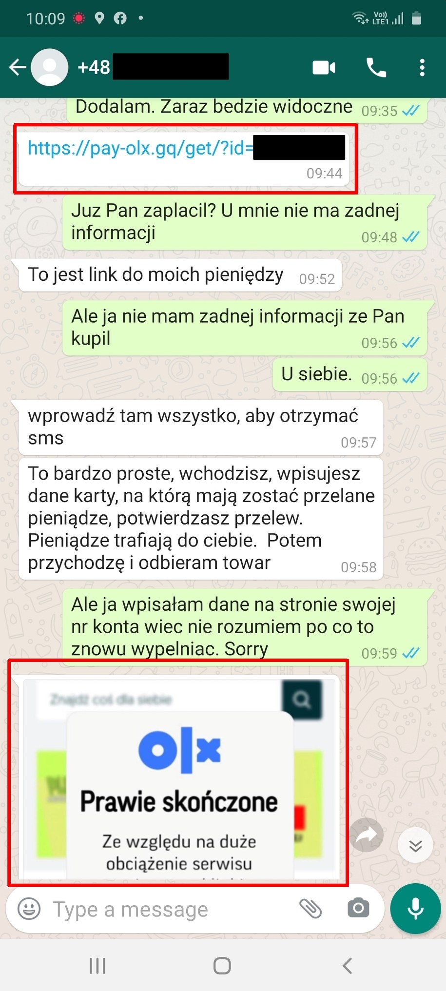 Oszuści wysyłają podrobione potwierdzenia przelewów / blog.olx.pl /