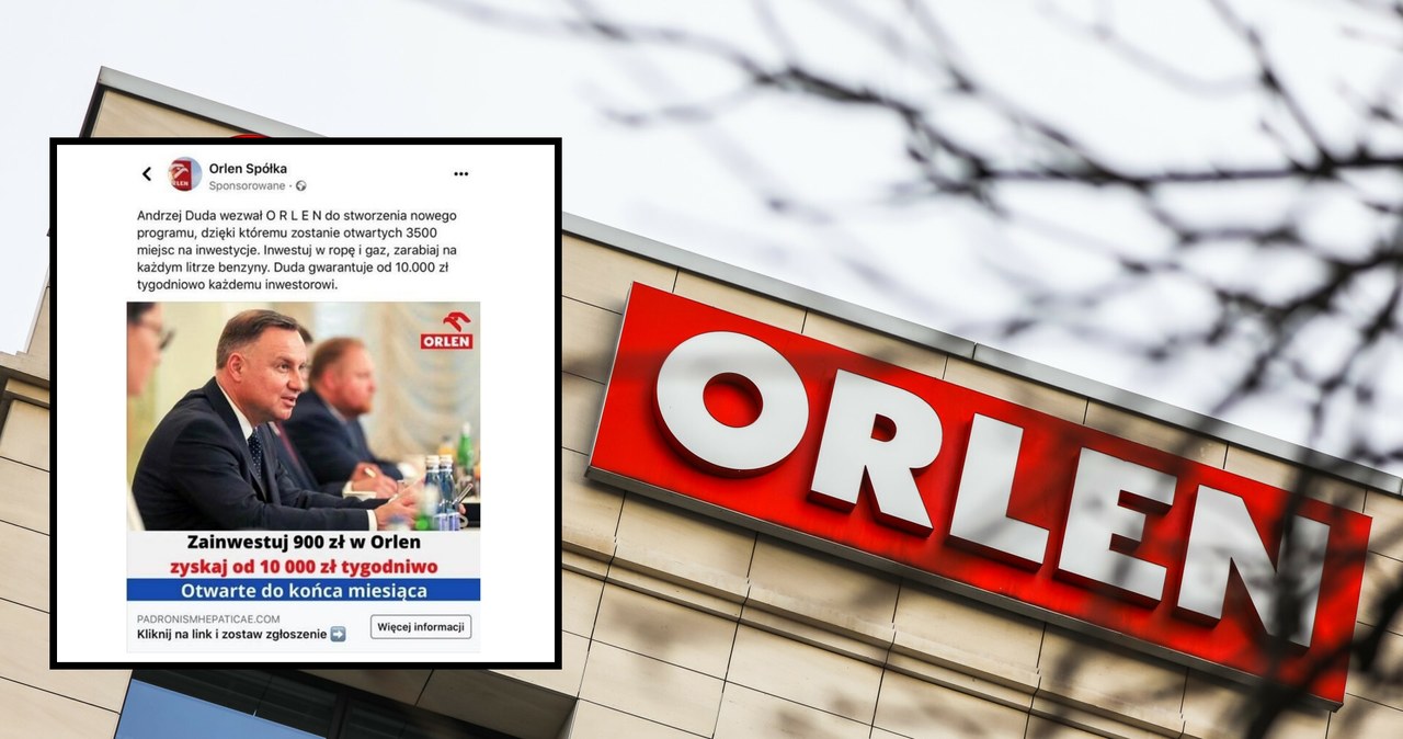 Oszustwo na Orlen. Kobieta straciła ponad 260 tys. złotych /Adam Burakowski/REPORTER /East News