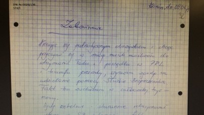 Oto dokumenty z teczki "Wolfganga"