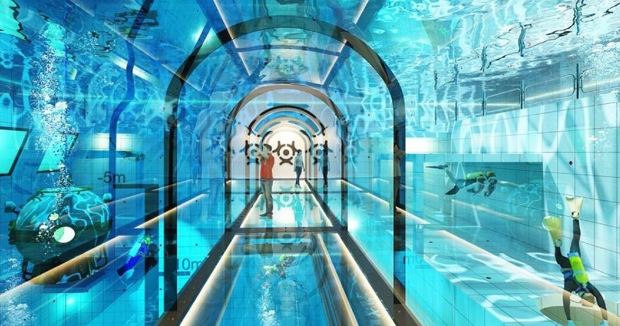 Oto najgłębszy basen na świecie. Znajduje się w Polsce i ma nawet pokoje hotelowe /Geekweek