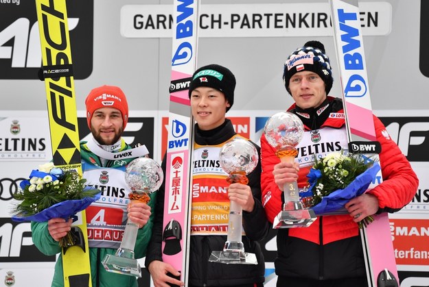Oto triumfatorzy konkursu w Garmisch Partenkirchen /LUKAS BARTH-TUTTAS /PAP/EPA