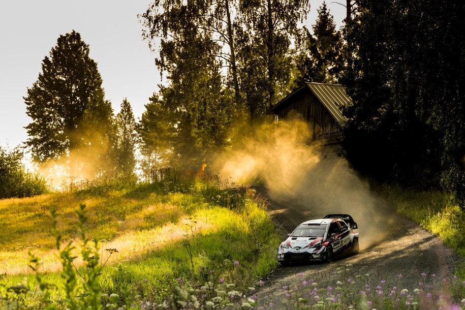 Ott Tanak na trasie 68. Rajdu Finlandii /Reporter Images /PAP/EPA