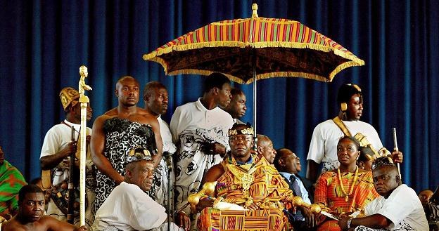 Otumfo Osei Tutu II, król regionu Ashanti w Ghanie /AFP