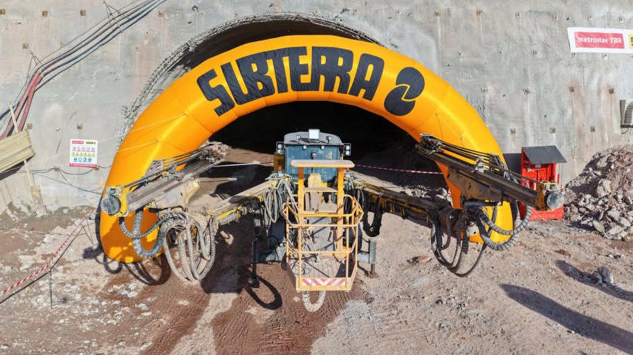 Otwarcie budowy tunelu /Ředitelství silnic a dálnic /