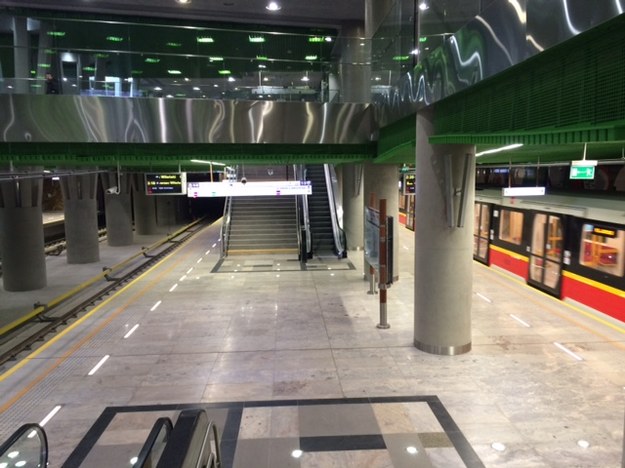 Otwarcie drugiej linii metra już w najbliższą niedzielę /Magdalena Gawlik /RMF FM