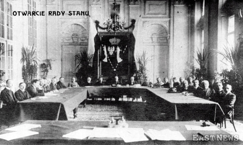Otwarcie Tymczasowej Rady Stanu - Warszawa, 15 stycznia 1917 r. /Muzeum Niepodległości /East News