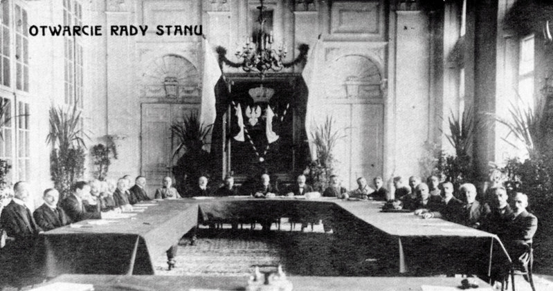 Otwarcie Tymczasowej Rady Stanu - Warszawa, 15 stycznia 1917 r. /Muzeum Niepodległości /East News