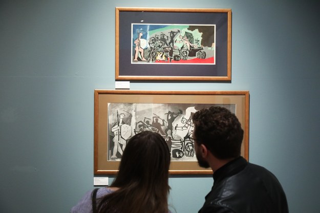 Otwarcie wystaw "Picasso" oraz "Kolory życia" w Muzeum Podlaskim w Białymstoku / 	Artur Reszko    /PAP