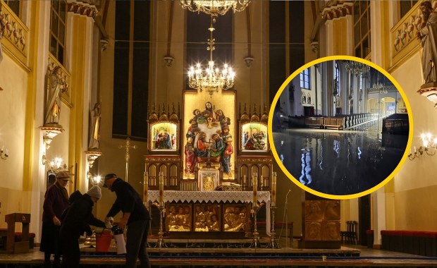 "Otwieram drzwi na chór, a tam rzeka". Ogromne straty po awarii w mysłowickim kościele