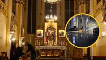"Otwieram drzwi na chór, a tam rzeka". Ogromne straty po awarii w mysłowickim kościele