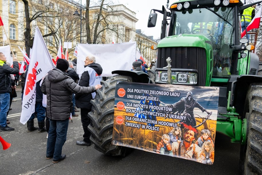 Otworzenie granic dla ukraińskich produktów wywołało protesty rolników /RMF FM