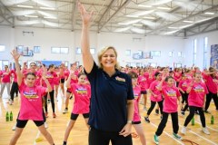 Otylia Jędrzejczak i wyjątkowa lekcja wf z dziewczętami w Warszawie!