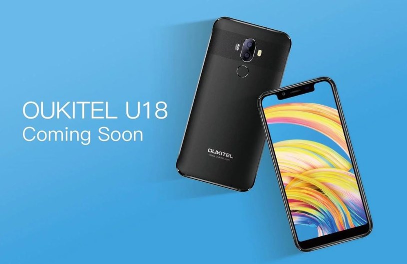 Oukitel U18 jest połączeniem stylistyki Huaweia Mate 10 i iPhone'a X /materiały prasowe