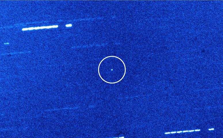 'Oumuamua sfotografowana przez 4,2-metrowy teleskop Williama Herschela w La Palma /materiały prasowe