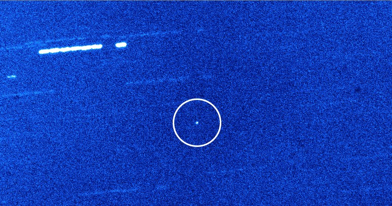 'Oumuamua sfotografowana przez 4,2-metrowy teleskop Williama Herschela w La Palma /materiały prasowe