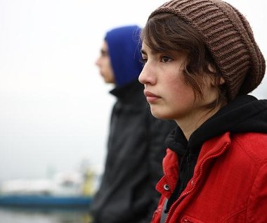 Ovanes Torosian i Angela Nedialkova w scenie z filmu "Ave"