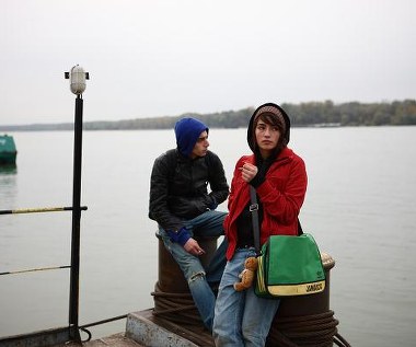 Ovanes Torosian i Angela Nedialkova w scenie z filmu "Ave"