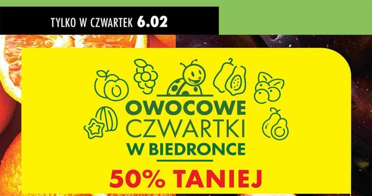 Owocowe czwartki w Biedronce /Biedronka /INTERIA.PL