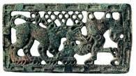 Ozdoba budynku z okresu zachodniej dynastii Han /Encyklopedia Internautica