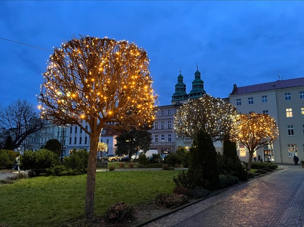 Ozdoby świąteczne w Głuchołazach /Paweł Konieczny /RMF FM