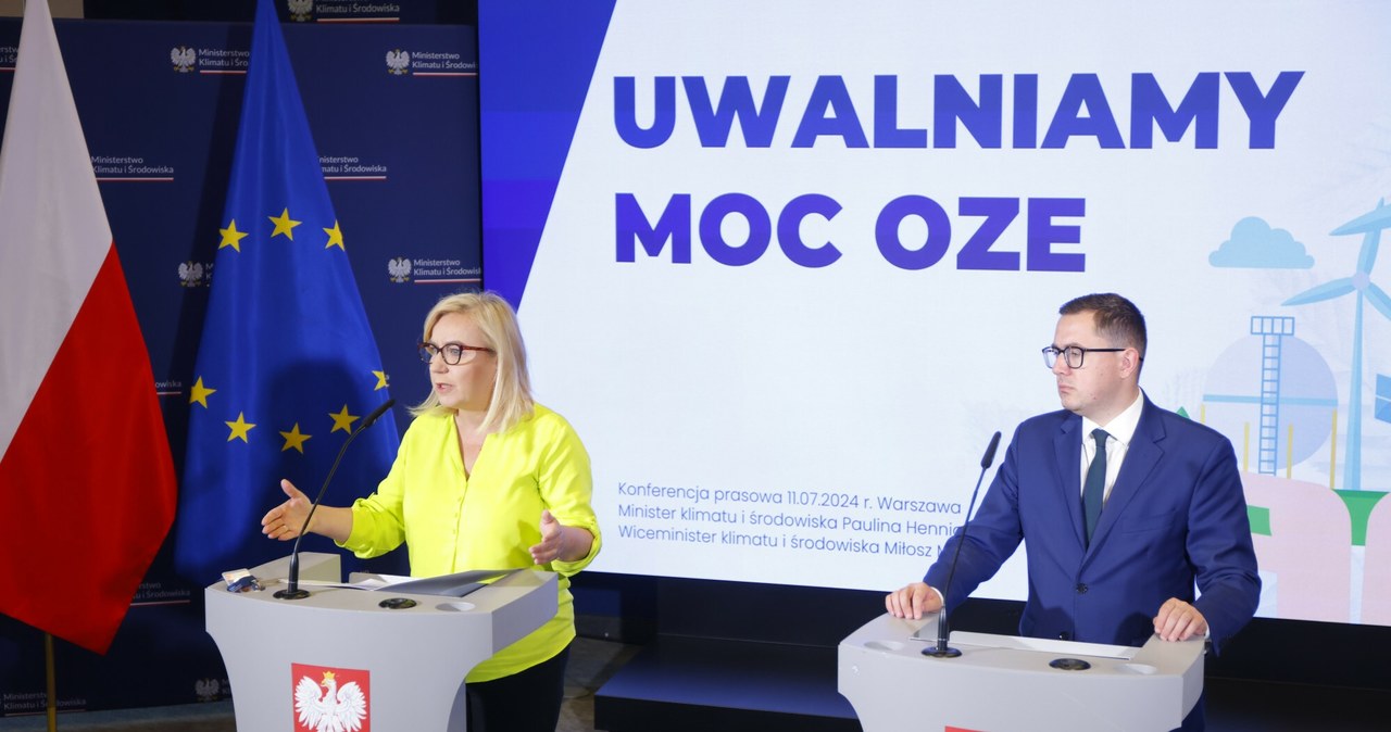 OZE nadal pozostanie w rękach MKIŚ - powiedziała Paulina Hennig-Kloska /Filip Naumienko/REPORTER /East News