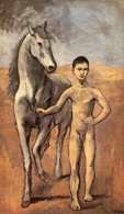 Pablo Picasso, Chłopiec prowadzący konia, 1906 /Encyklopedia Internautica