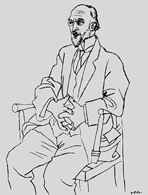 Pablo Picasso, Erik Satie, 1920 /Encyklopedia Internautica