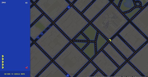 Pac-Man może pojawić się w Google Maps - pod warunkiem, że nasza okolica ma wystarczająco dużo ulic /materiały prasowe