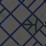 Pac-Man w Google Maps