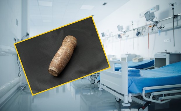 Pacjent z pociskiem artyleryjskim w odbycie. W akcji lekarze i saperzy