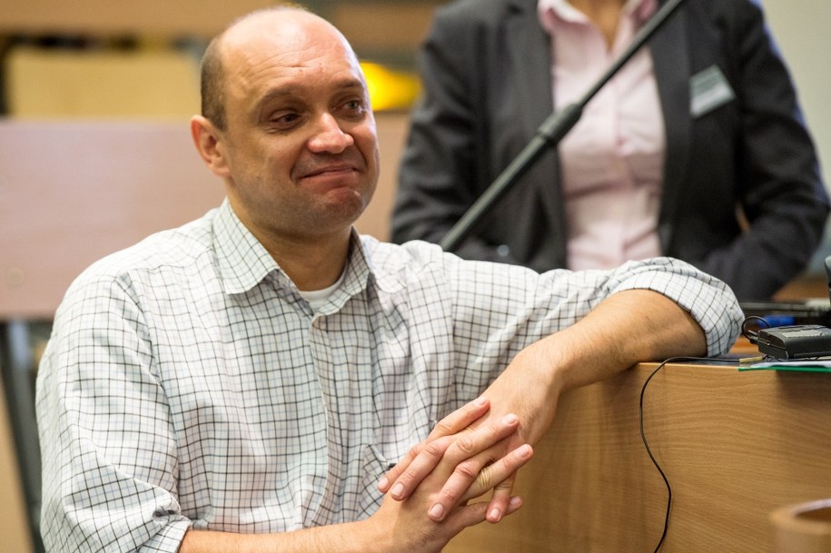 Pacjent z przerwanym rdzeniem kręgowym Dariusz Fidyka /Maciej Kulczyński /PAP