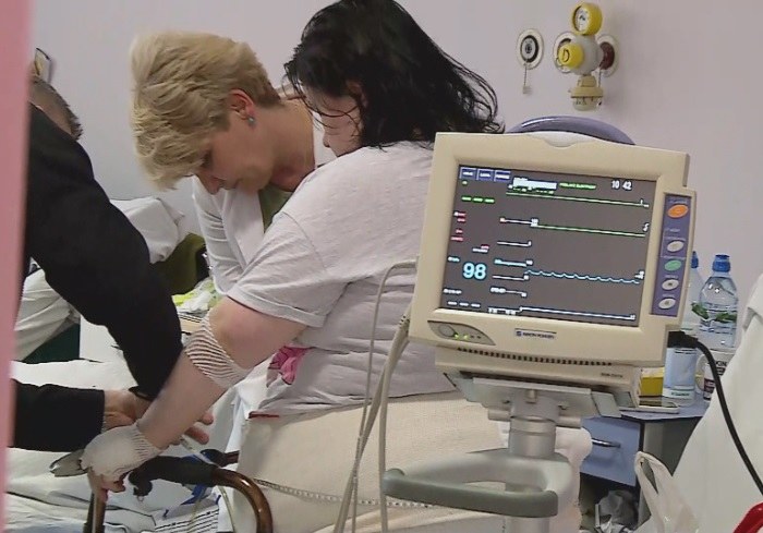 Pacjentka przyznała, że bała się wcześniej zgłosić do lekarza /Polsat News /materiał zewnętrzny