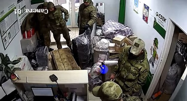 Paczki wysyłane przez rosyjskich żołnierzy /Zrzut ekranu