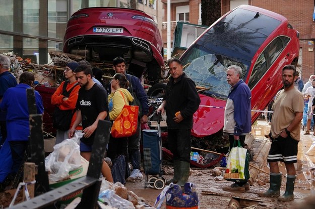 Paiporta w regionie Walencji we wschodniej Hiszpanii /JOSE JORDAN /AFP/EAST NEWS