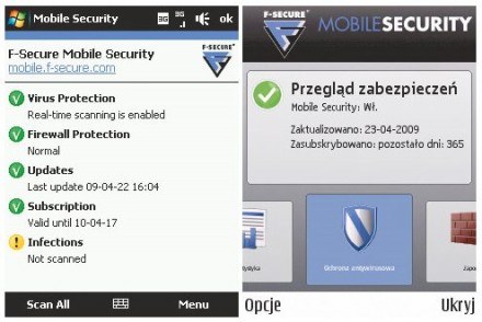 Pakiet zabezpieczający do smartfonów F-secure Mobile Security 5 /Next