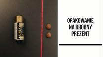 Pakowanie prezentu w skorupkę orzecha