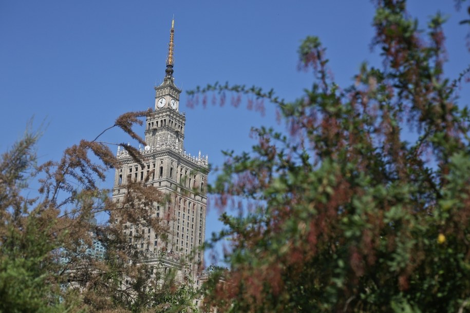 Pałac Kultury i Nauki w Warszawie /Rafał Guz /PAP