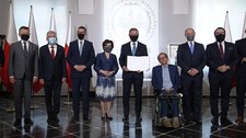 Pałac Saski. Prezydent Andrzej Duda podpisał ustawę o odbudowie